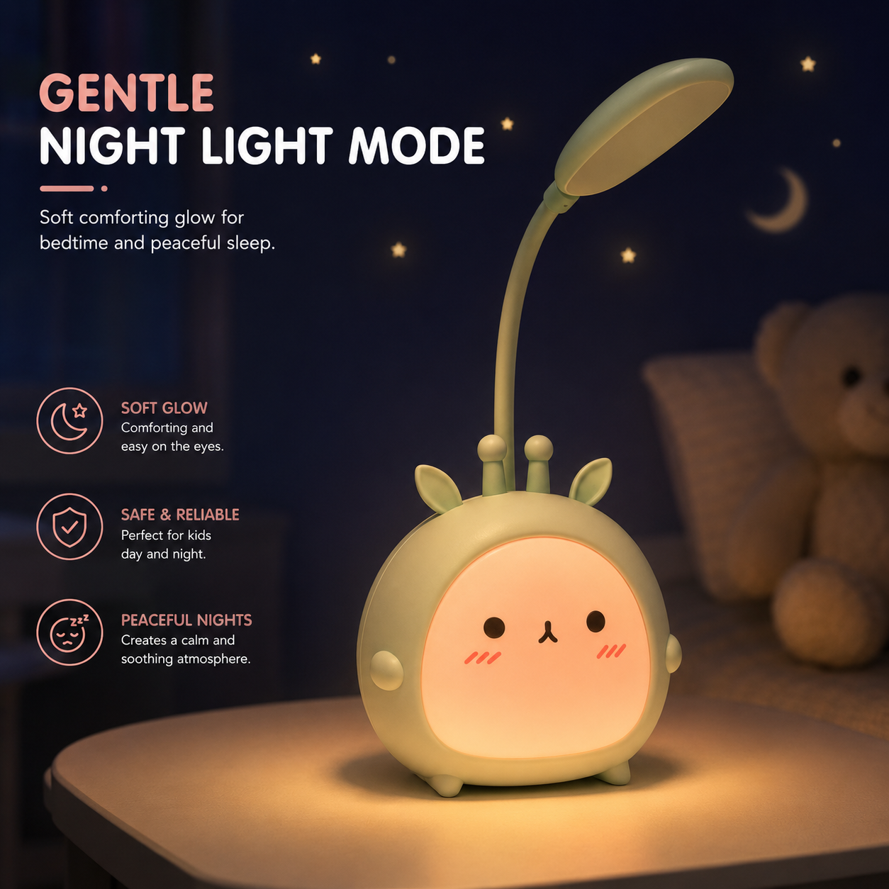 MochiGlow 3-in-1 Lamp