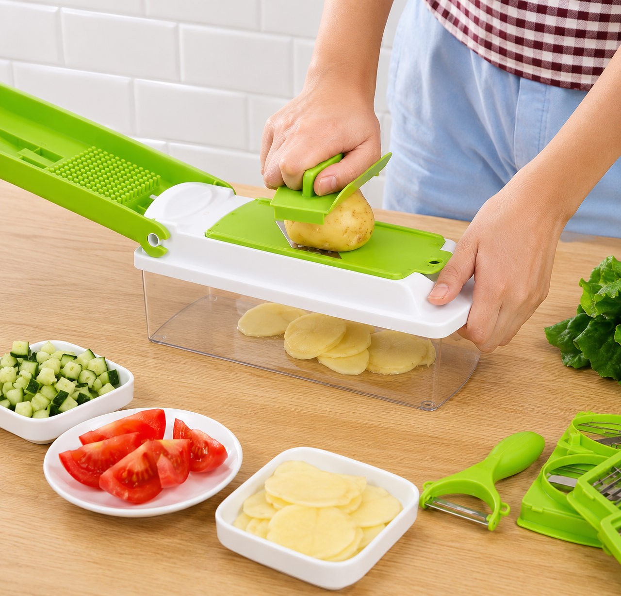 12-in-1 Multi Vegetable Cutter & Slicer
